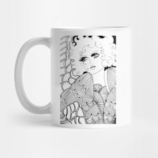 blonde flapper Mug